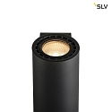 SLV LED Wall luminaire SUPROS 78 LED UP/DOWN, round, 2x9W LED, 60, 3000K, black