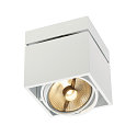 Loftlampe KARDAMOD SURFACE SQUARE ES111 SINGLE, firkantet, GU10/ES111, max. 75W, hvid