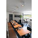 SLV Loftlampe KARDAMOD SURFACE SQUARE ES111 SINGLE, firkantet, GU10/ES111, max. 75W, hvid