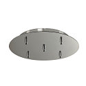 Loftroset FITU 5er Rosette, rund, inkl. Tr�kaflastning, chrom