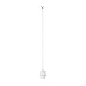 Pendel FENDA E27 Pendul-kabel med �ben kabel, uden Rosette, uden sk�rm, hvid