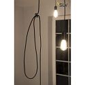 SLV Accessories HAKEN Distance hanger for Pendant luminaires, cable clamp, black
