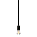 SLV Pendel FITU PD, E27, l�ngde 9.1cm, pendul 500cm, med �ben kabelende, sort