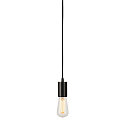 SLV Pendel FITU PD, E27, l�ngde 9.1cm, pendul 500cm, med �ben kabelende, sort