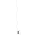 Pendel FITU PD, E27, l�ngde 9.1cm, pendul 500cm, med �ben kabelende, hvid
