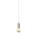 SLV Pendel FITU PD, E27, l�ngde 9.1cm, pendul 500cm, med �ben kabelende, hvid
