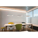 SLV LED Pendel MEDO RING 60 LED, 35W, 105�, 3000K, hvid