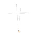 WIRE LUMINAIRE, for TENSEO low-voltage wire system, QR-C51, white