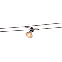 COSMIC, Lampeholder til TENSEO 12 Volt wiresystem, QR-C51, svinge, 2 stk., chrom