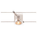 COMET, Wirelampe til TENSEO 12 Volt wiresystem, QR-C51, delvist satineret glas, chrom