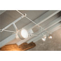 SLV SALUNA, Wire luminaire for TENSEO low-voltage wire system, QR-C51, white