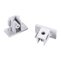 Endcaps for 1 Phase Tracks, 2 items, white