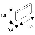 SLV Endcaps for 1 Phase Tracks, 2 items, white