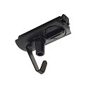 Adapter til 1-Faset 230 volt str�mskinne, elektriske, med Hook, sort