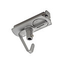 SLV Adapter til 1-Faset 230 volt str�mskinne, elektriske, med Hook, alu-gr�