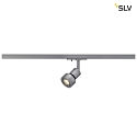 SLV Spot PURI, GU10  50W incl. 1-Phasen adaptor, silver grey