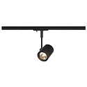 Spot BIMA 1 GU10 inkl. 1-Faset adapter, sort