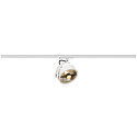 Spot KALU TRACK QPAR111 Lamphead , GU10, max. 75W, incl. 1-Phase adaptor, white