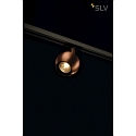SLV 1-Faset Downlight LIGHT EYE GU10 Spot, GU10, inkl. 1-Faset-Adapter, kupfer