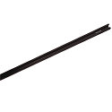  3-faset skinne 1 meter, sort