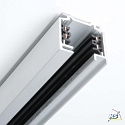  3-Phase Track 1m, silver grey anodized