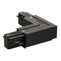 90� modul til 3-faset 230 v skinne, indvendig jord, EckTilslutningskabel 2, sort