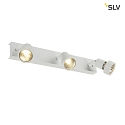 SLV Wall luminaire PURI 3 Ceiling luminaire, GU10, max. 3x50W, with Decoring, white