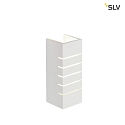 SLV Plaster Wall luminaire GL 100 SLOT, rectangular, white plaster, E14