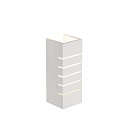SLV V�glampe GL 100 SLOT, kvadratisk, hvid Gips, E14, max. 40W