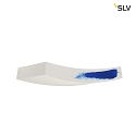SLV Plaster Wall luminaire GL 102 CURVE, white plaster, R7s 78mm