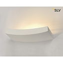 SLV Vglampe GL 102 CURVE, hvid Gips, R7s 78mm, max. 100W