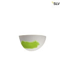 SLV Plaster Wall luminaire GL 101 E14, half round, white plaster