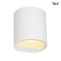 SLV Wall luminaire PLASTRA GL 104 ROUND Plaster G9 42W