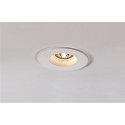 Indbygningslampe PLASTRA Downlight, GU10, rund, hvid gips