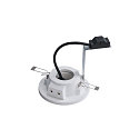 SLV Indbygningslampe PLASTRA Downlight, GU10, rund, hvid gips