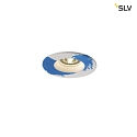 SLV Indbygningslampe PLASTRA Downlight, GU10, rund, hvid gips
