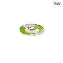 SLV Recessed luminaire PLASTRA Downlight, GU10, round, white