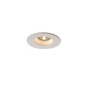 SLV Indbygningslampe PLASTRA Downlight, GU10, rund, hvid gips