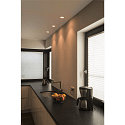 SLV Indbygningslampe PLASTRA Downlight, GU10, rund, hvid gips