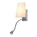 V�glampe COUPA FLEXLED Chrom/hvid LED varmhvid