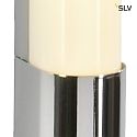 SLV LED Wall luminaire TRUKKO 60cm, chrome/white, 8W, SMD LED, 3000K, IP44