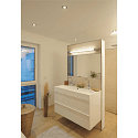 SLV LED V�glampe TRUKKO 90cm, chrom/hvid, 11,4W, SMD LED, 3000K
