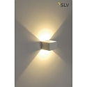 SLV LED Wall luminaire LOGS IN 5W LED 3000K, white