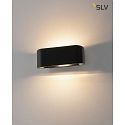 SLV Wall luminaire OSSA R7S oval, R7s 78mm, max. 100W, black