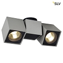 SLV Ceiling luminaire ALTRA DICE II silver grey/black
