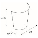 SLV Wall luminaire BASKET E27 60W glass