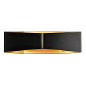 LED V�glampe CARISO WL-4 LED, 2x 9W LED, 2700K, sort/messing