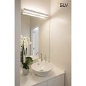 SLV LED Wall luminaire SEDO 14 LED, 17W, 3000K, square, glass satined, white