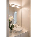 LED V�glampe SEDO 14 LED, 17W, 3000K, firkantet, Glas satineret