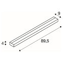 LED V�glampe SEDO LED 21, firkantet, 22W, SMD LED, 3000K, Glas satineret